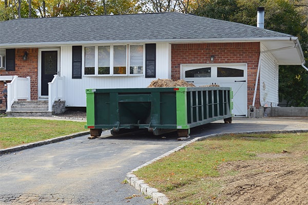 the residential dumpsters can hold various types of non-hazardous residential waste